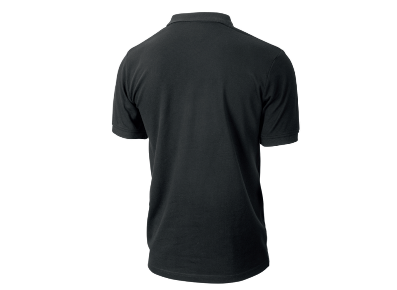 Pánské John Deere Field polo tričko, černé - pohled zezadu