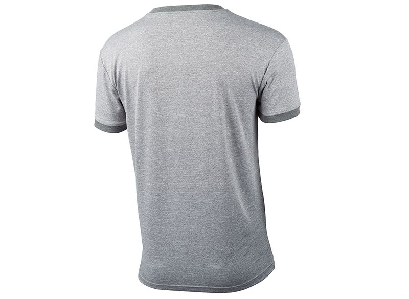 Šedé tričko John Deere Active - pohled zezadu