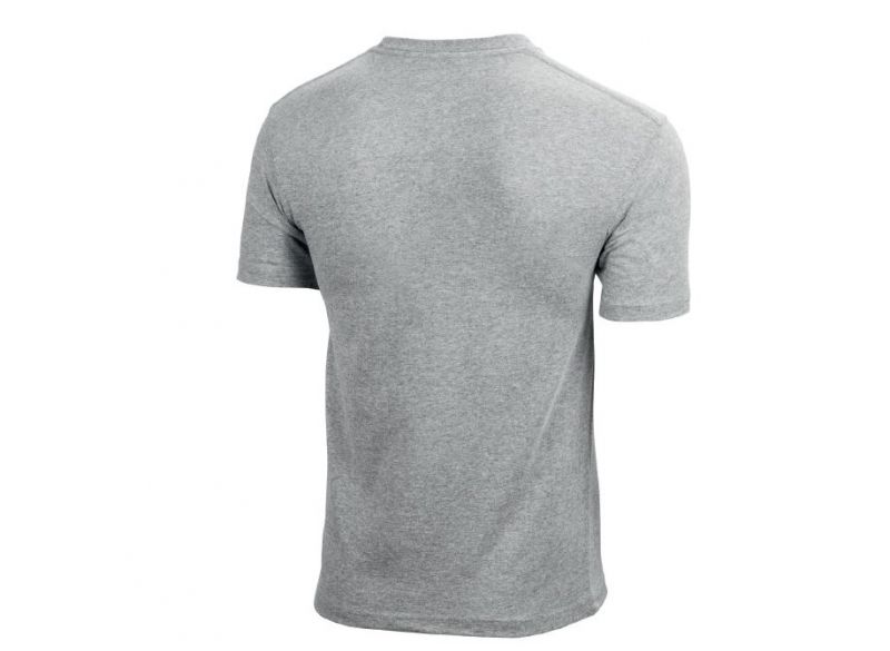 Pánské tričko John Deere s náprsní kapsou šedé - pohled zezadu