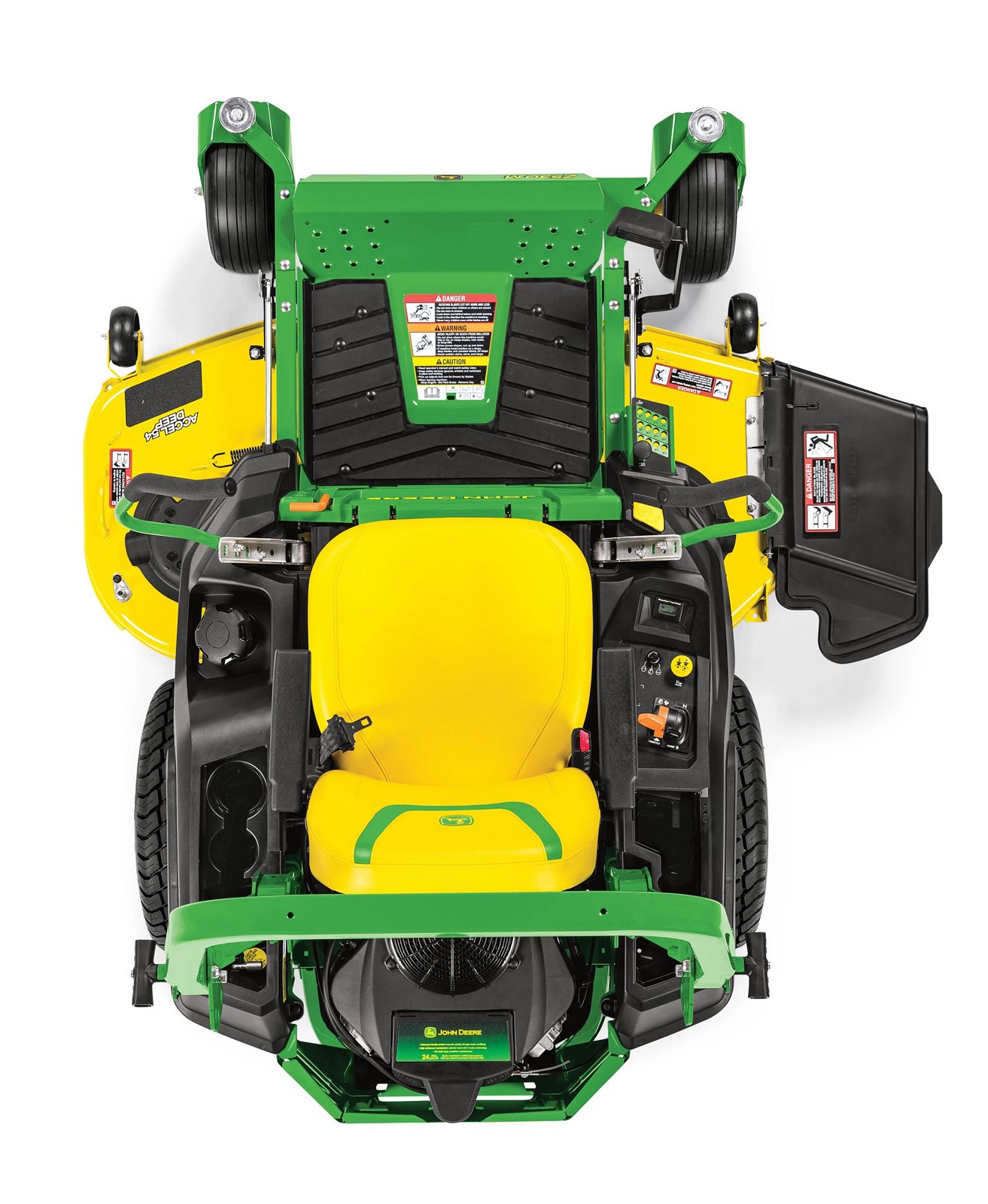 Žací stroj John Deere Z530M ZTRAK - pohled shora