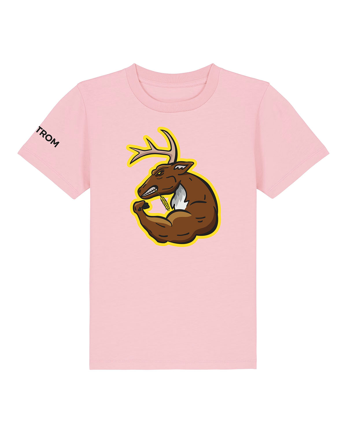 DĚTSKÉ TRIČKO STROM JELEN SVALNATEC, RŮŽOVÉ